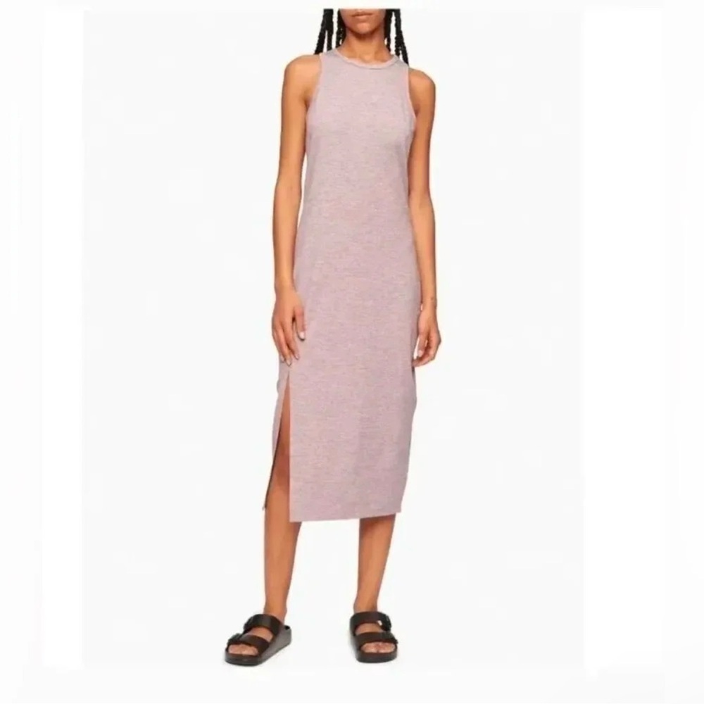 Calvin Klein Performance Side-Slit Tank Dress - Stardust S Size NWT - Picture 2 of 4